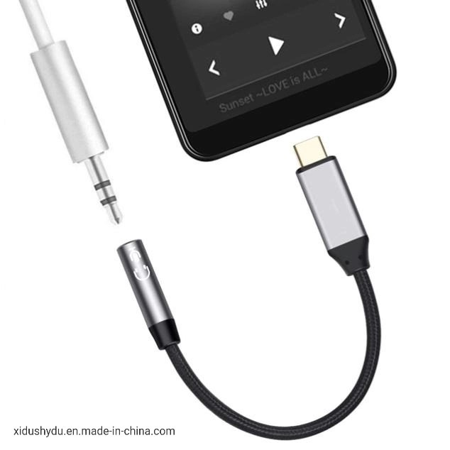 El 5%off OTG auriculares auriculares Aux con resolución HD 38412Hz Chip para teléfono móvil PC MacBook USB A B C Tipo de adaptador Audio Jack de 3,5 mm