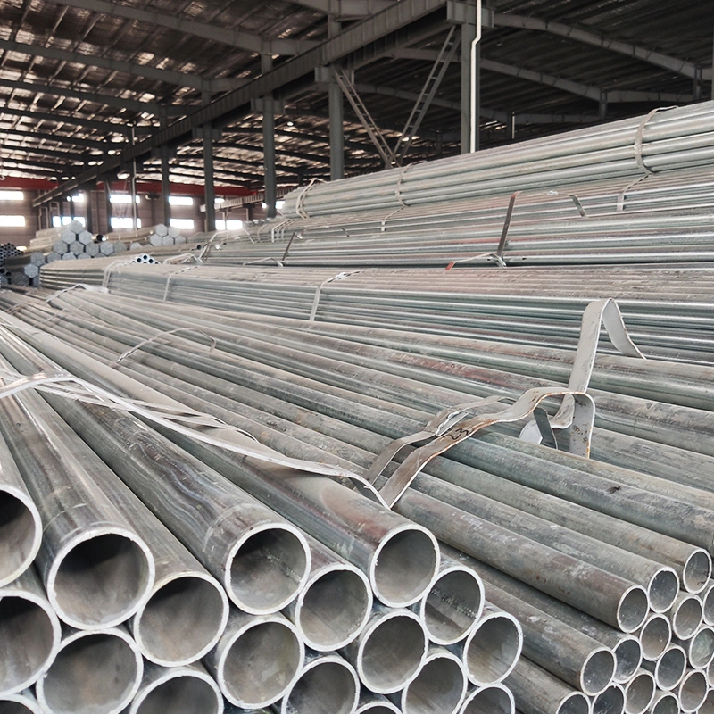 Q195 Q235 Q345 Galvanized Iron Pipe Manufacturer Hot DIP Galvanized Steel Pipe Gi Round Tube