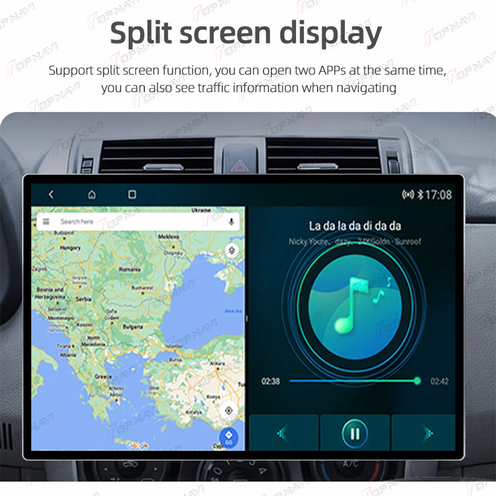 13′ ′ Android Автомагнитола IPS Full Touch Screen Мультимедийный проигрыватель Universal