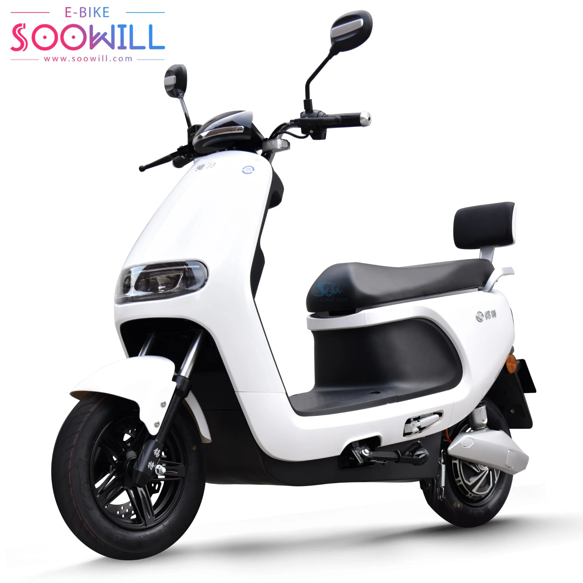 Motor eléctrico motocicleta eléctrica 38km/h Soowill baratos cerca de 10 pulgadas de dc sin escobillas E-Scooter Scooter en El Precio al por mayor