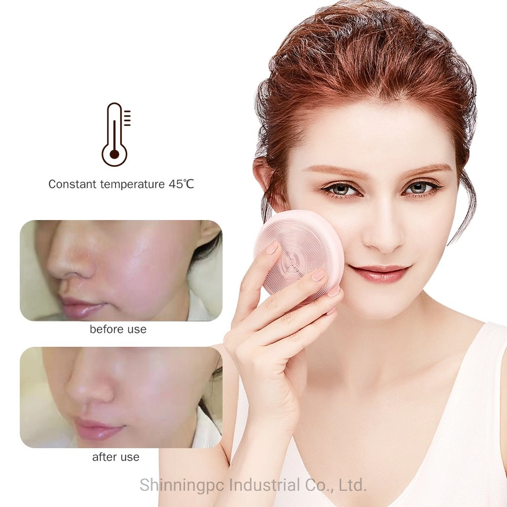 Best Sell Electric Silicone Facial Warm Sun Cleansing Device Instrument