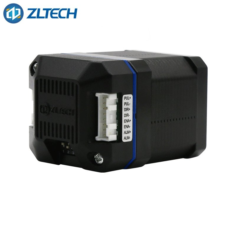 Zltech CE RoHS 18V-36V NEMA17 42mm 2 Phase 2500rpm 0.5n. M Brushless Electric Integrated DC Closed Loop Step-Servo Motor and Driver