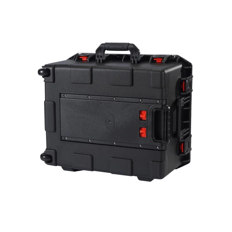 Wheeled Impact Resistant Hard Plastic Case Protective for Medical Equipment First Responders