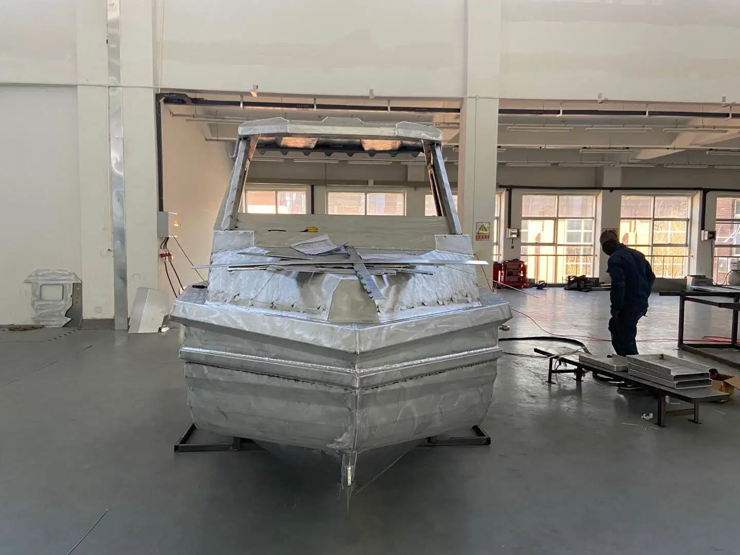 6m 20ft Fabrik Günstige heiße Verkauf Easycraft Aluminium Angelschiff Ruderboot mit CE zum Verkauf