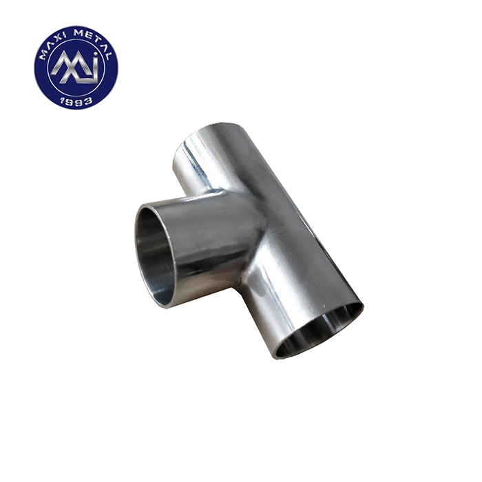 ISO 9001 Stainless Steel 301 303 304 314L 316 316L Pipe Tee and Pipe Fittings Industrial Fittings 3 Way Welding Equal Tee Price