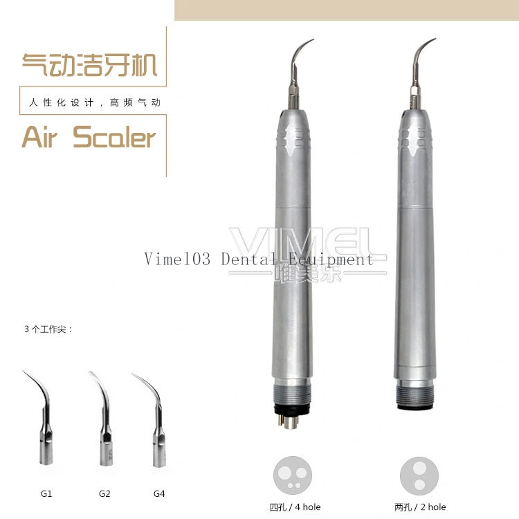 Escalador de aire equipos dentales pieza de mano con puntas de 3 G1-G2-G3