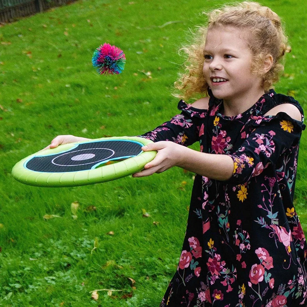 Outdoor Bouncy Disk Game for Lawn and Pool Throw Toss and Catch