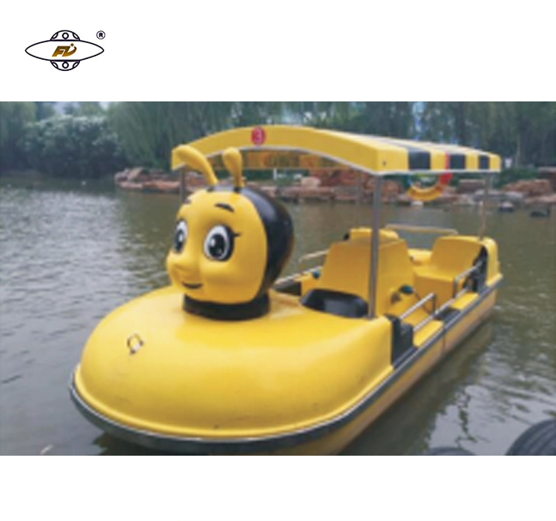 Good Quality FRP Cartoon Pedal Boat with Multiple Styles for Children&prime; S Parks