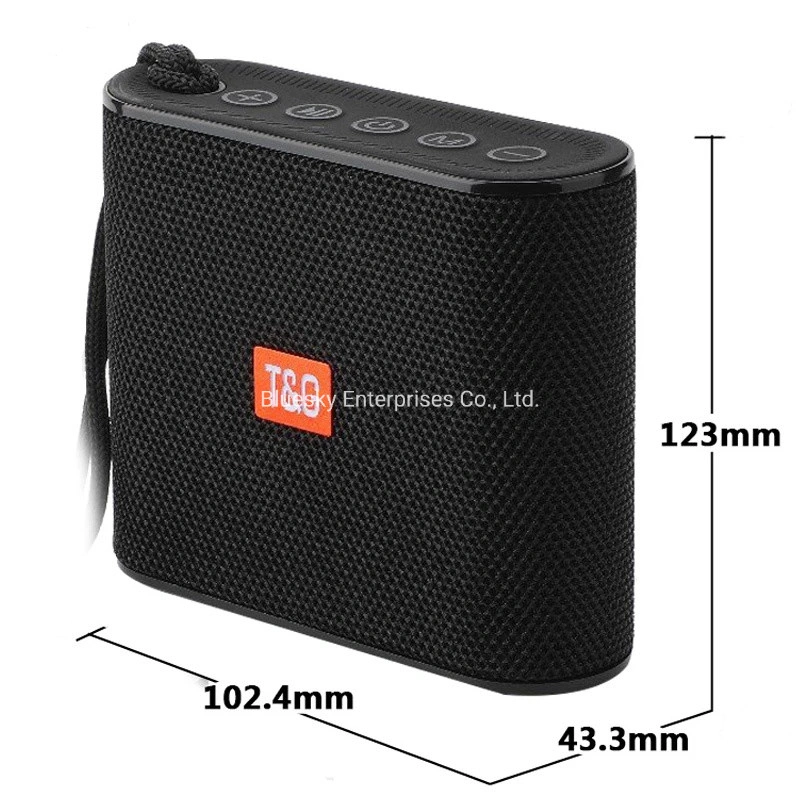 La tecnología inalámbrica Bluetooth mini altavoz portátil al aire libre de alta potencia 10W equipo de sonido Altavoces estéreo FM de la barra de la tarjeta del TF Caixa de Som