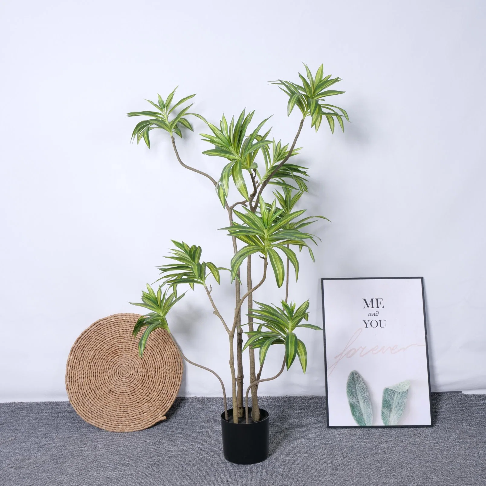 Simulierte Bäume Innen Außendekoration Bonsai Bäume beliebt bei großen Hochwertiges Lily Bamboo