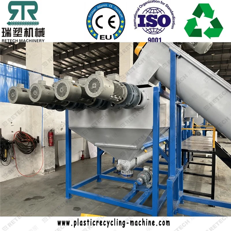 HDPE Blue Drums/PP Pipe/Milk Bottle/Plastic Bottles Crushing Washing Drying System Facility Machine Line with Water Treatment