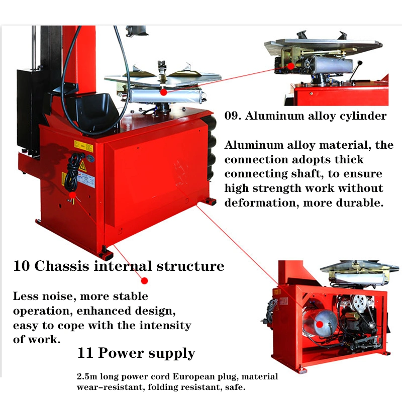 OEM Fostar dse-509PF Auto après-vente, atelier de réparation de pneu de voiture Spécial Machine de désassemblage et assemblage