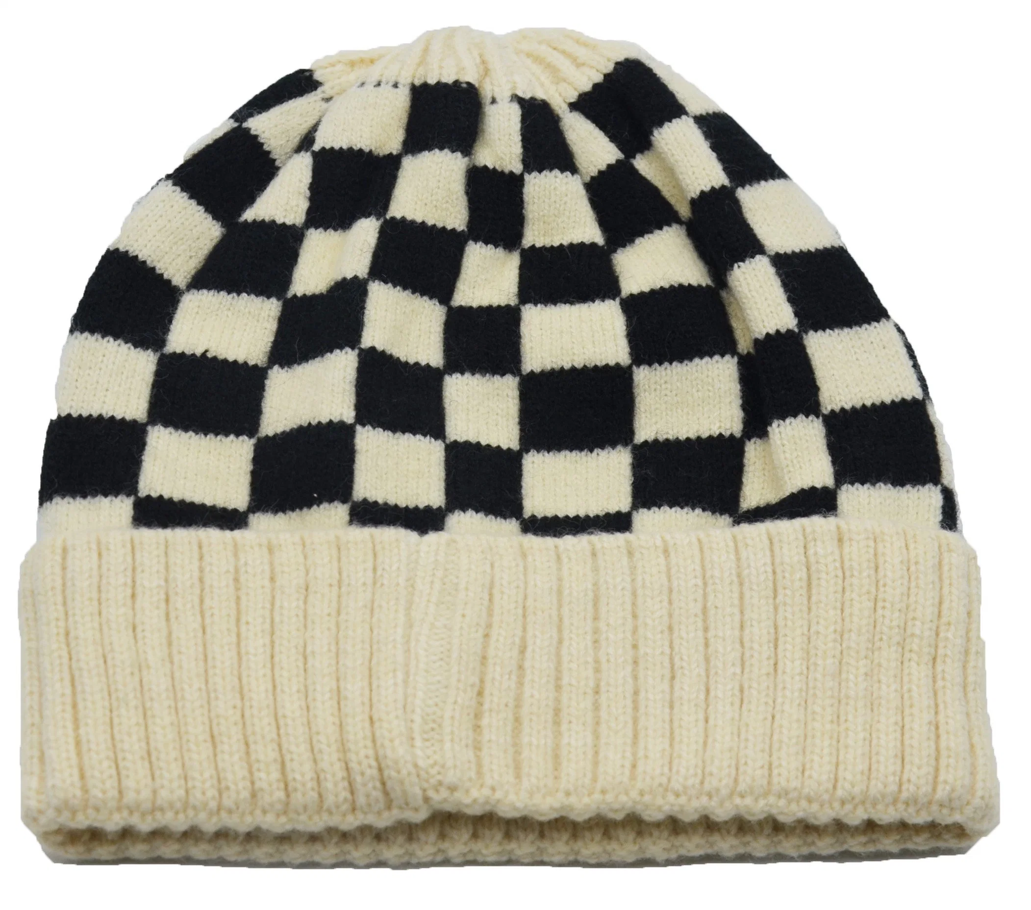 Adult Knitted Beanie-Warm Hats with Jacquard