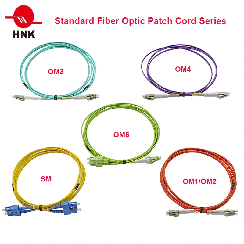 Indoor Sc/LC/FC/St/E2000/Mu Armoured Fiber Optic Armored Patch Cord