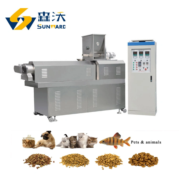 Pet Dog Food Plant Production Line Fish Feed Equipment Manufacturing Extruder Machine