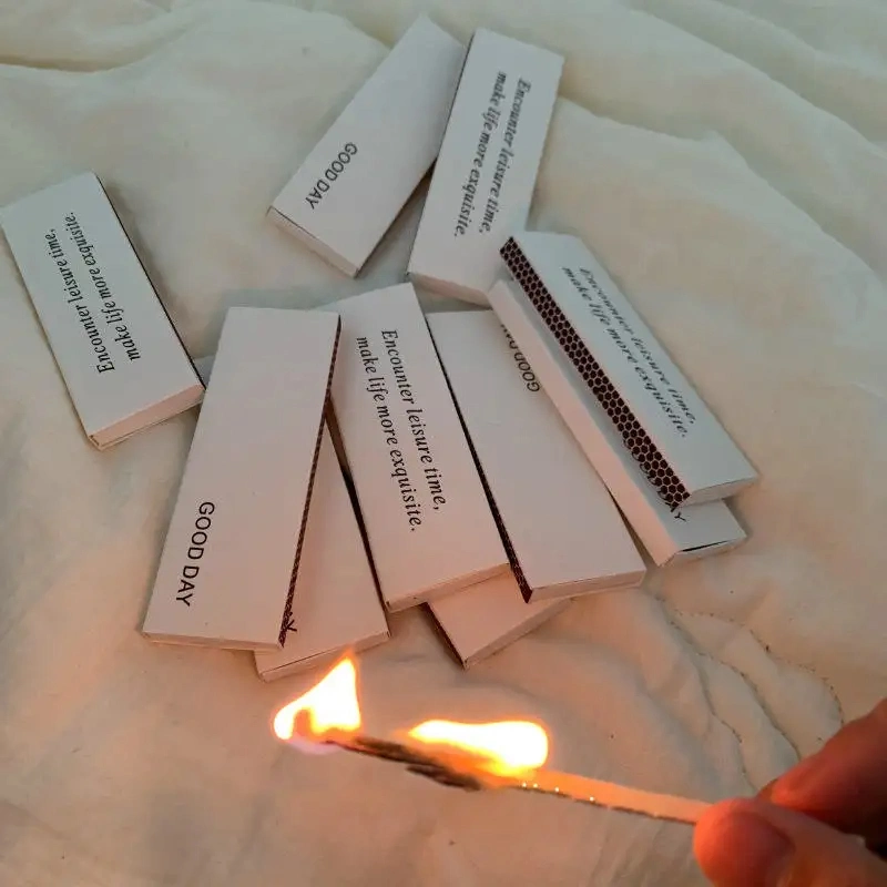 Safety Match Boxes and Match Colors Can Be Customized, Wooden Stick Bright Matches