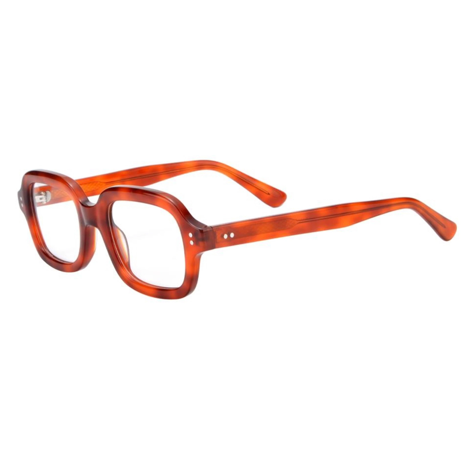 Hot Selling Acetate Rectangle Heavy Thick Eyewear Myopic Shiny Optical Frames