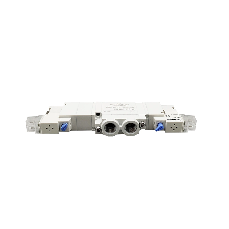 Sy5520-02 5/3 Way NPT1/8''double Electric Control Medium-Pressure Pipe-Connected Low-Power Pneumatic Solenoid Valve