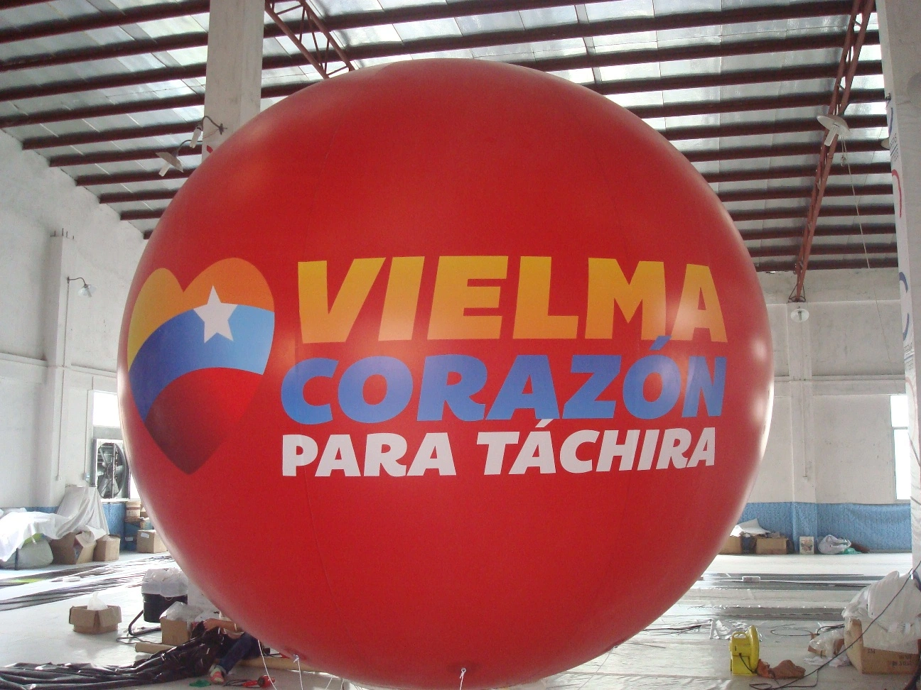 3.5m Diameter PVC Colorful Inflatable Advertising Products / Giant Advertising Balloons