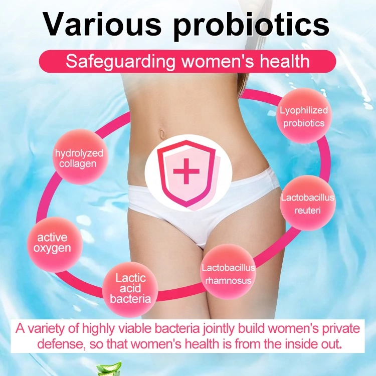 Feminine Vagina Probiotics Pills for Vagina Tightening Detox Cleaning Wetness