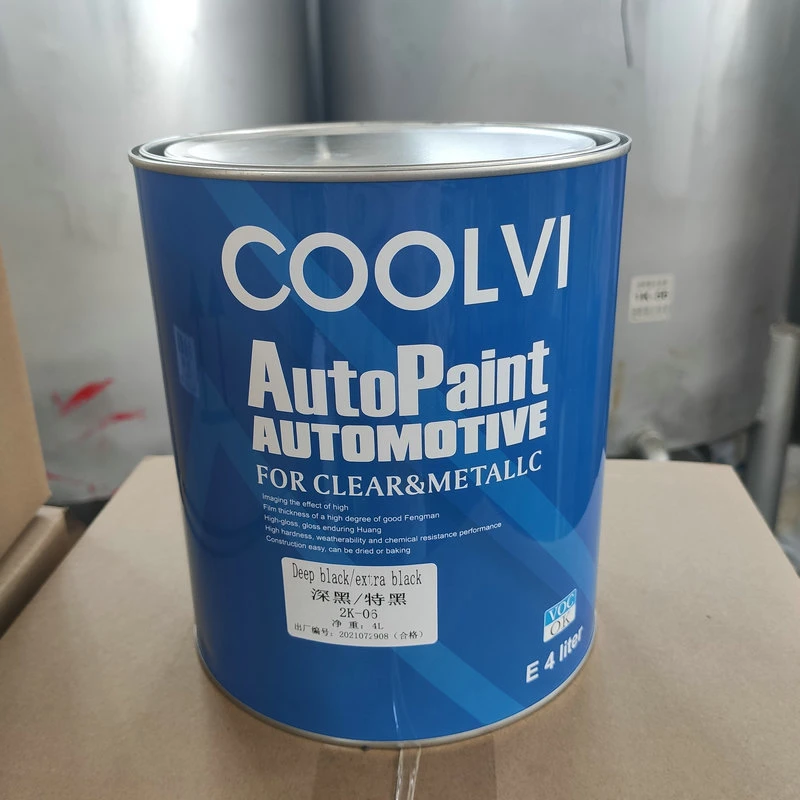 Manufacturer Direct Sales Good Price Good Quality 1K Car Body Repair Paint Fine Black Various Colors of Car Paint