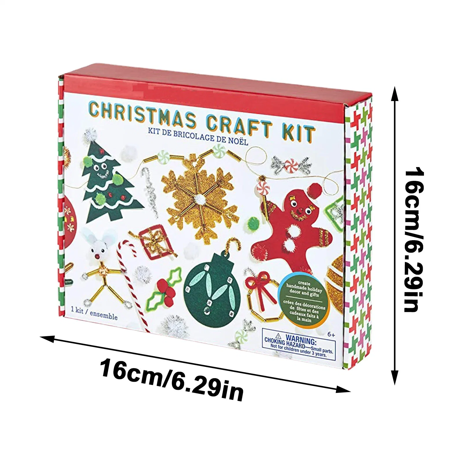 Christmas Tree Decorations & Ornament DIY Holiday Craft Kit for Kids