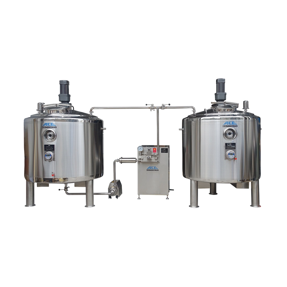 Small Scale 300L/H Yoghurt Maker Yogurt Production Line Dairy Production Line for Producing Milk Yogurt Cheese Butter
