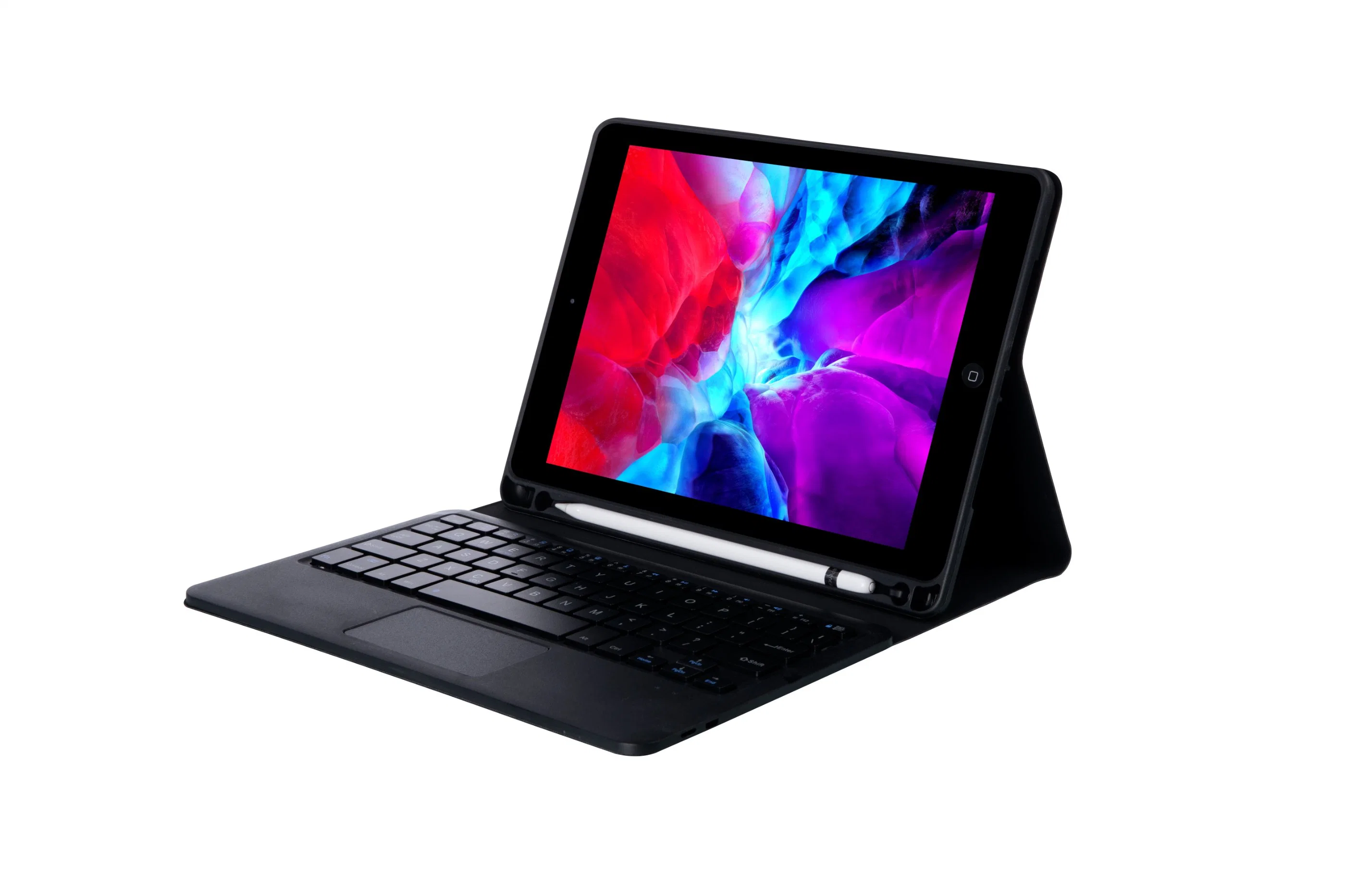 Tablet-Hülle aus Leder mit Stifteinschub und Bluetooth-Tastatur für IPad Air pro 4 3 2 9,7 10,9 11 10,2 10,5 Zoll für iPad Tablet Laptop Hülle