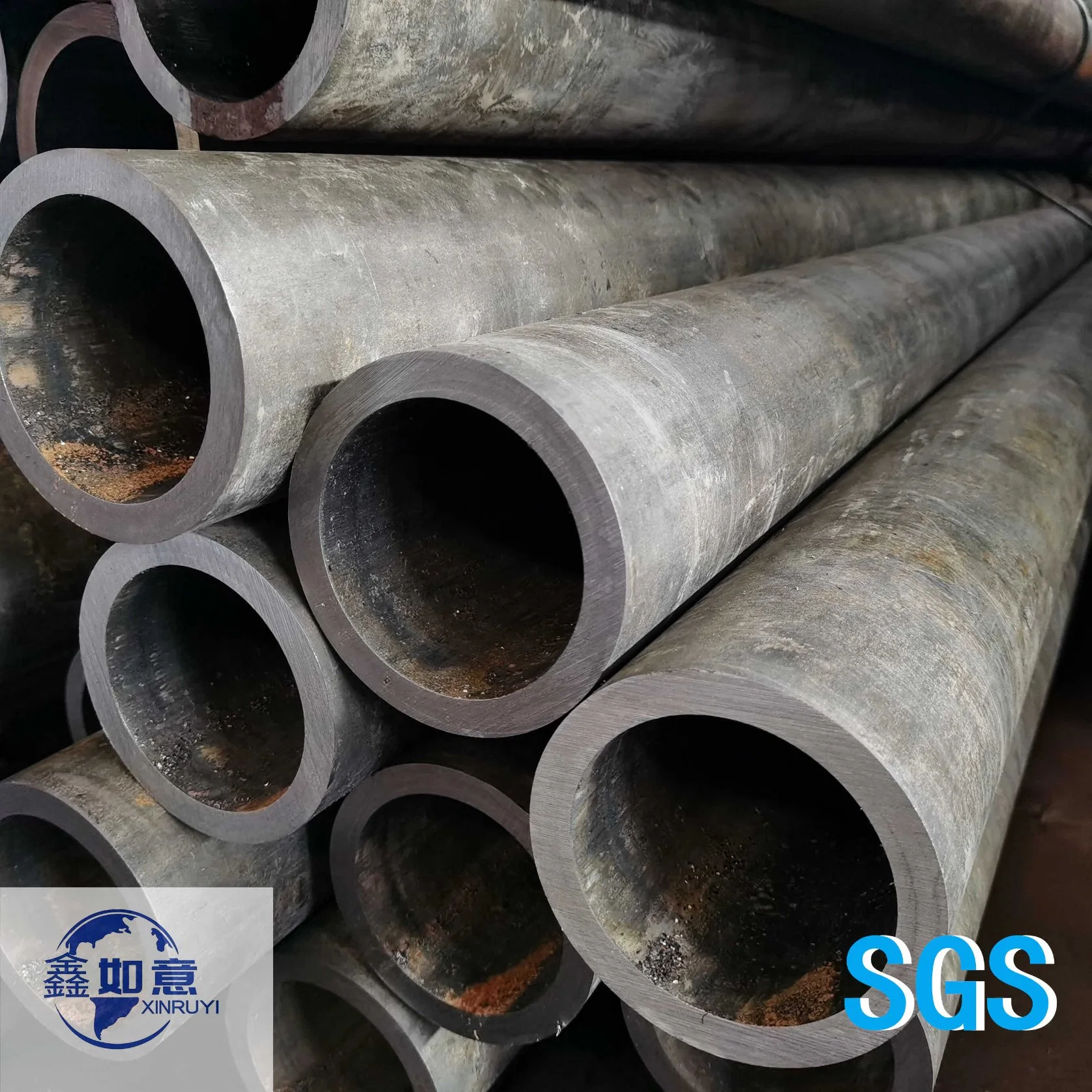 Hydraulic Cold Drawing with Inner Core Rod DIN 1629 St52 St37 St42 Round Square Rectangular Special Shape Hollow Sections Pickling Bks Seamless Steel Tube