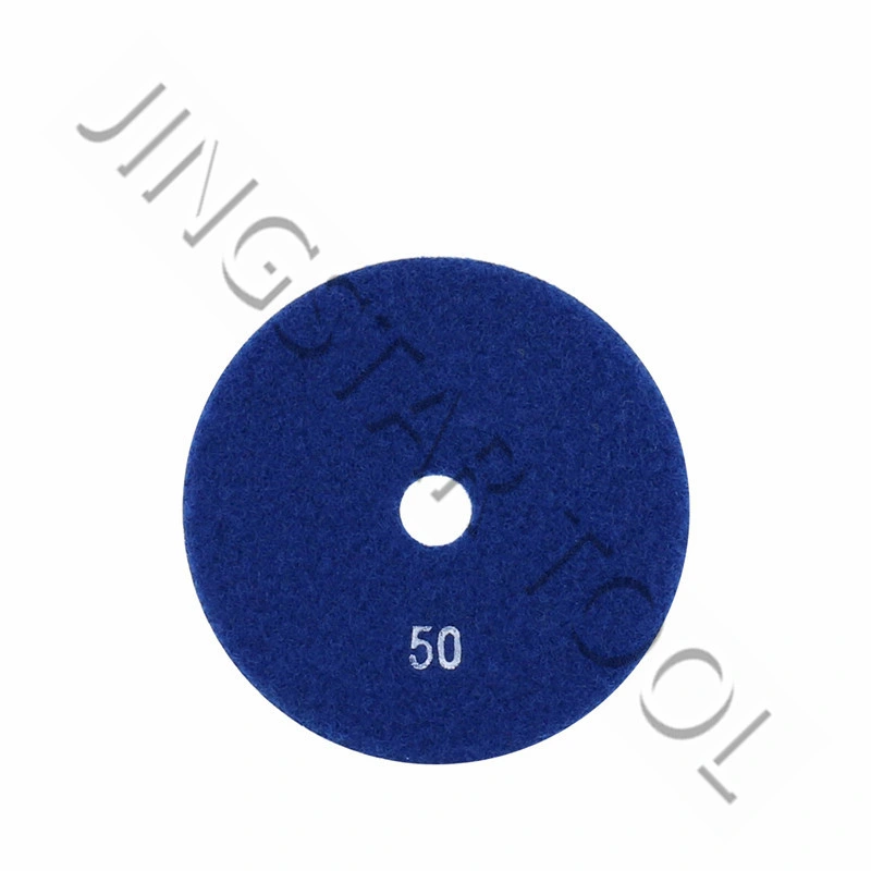 Diamond Resin Bond Dry flexible Polishing Pad para mármol de granito Piedra artificial