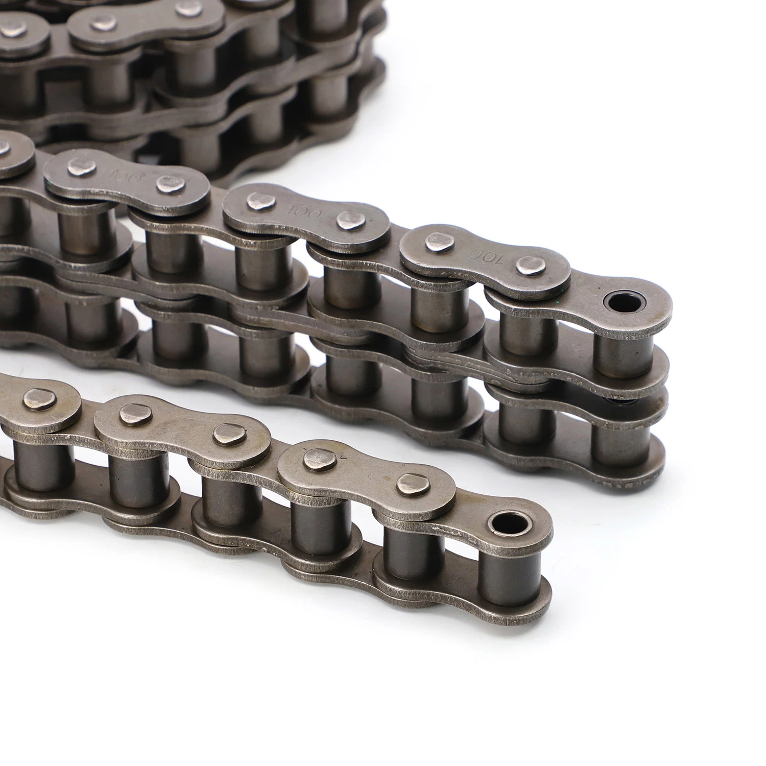 Hardware Use for Motorcycle/Bicycle Chain Four Sides Riveting Combine Harvester Stainless Steel Transmission Chain Conveyor Chain Roller Chain Motorcycle Chain