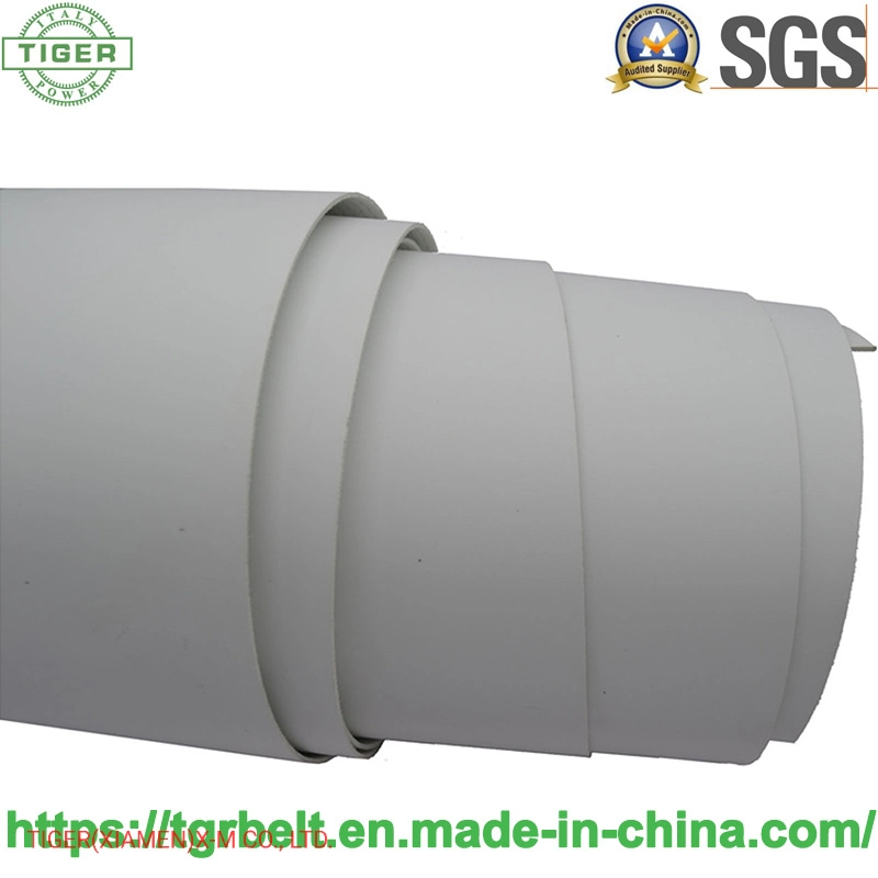 China Top 5 Factory Tiger 1.5mm White Food Conveyor Belt