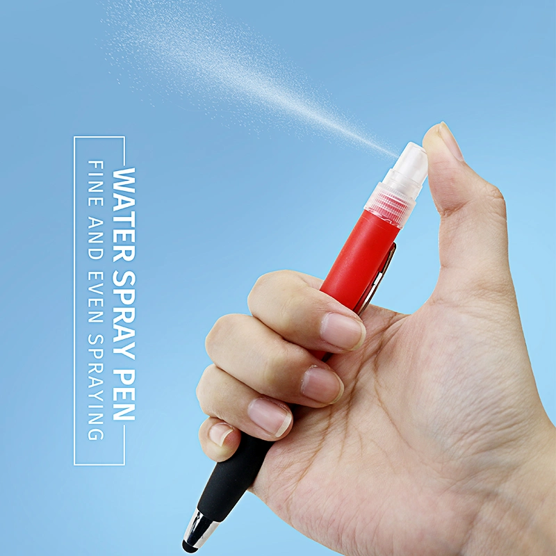 Hand Sanitizer Spray Ball Pen Plastic Stylus Ballpoint Pen