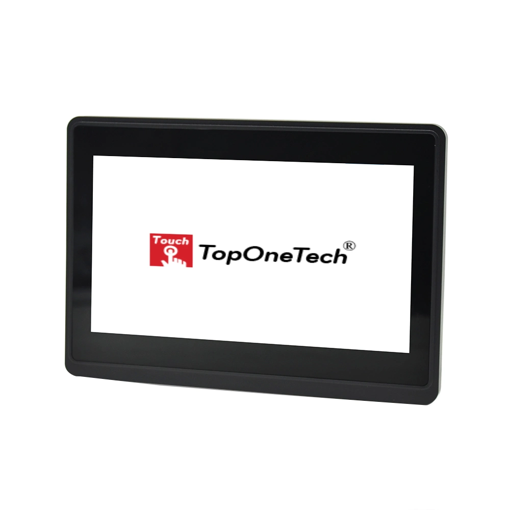 إطار مفتوح 7 بوصة في المائة PCAP Capacitive Multi screen شاشة عرض TFT LCD عالية الدقة لفيلم مستشعر شاشة اللمس مع منفذ واجهة DP USB HDM بجهد 12 فولت