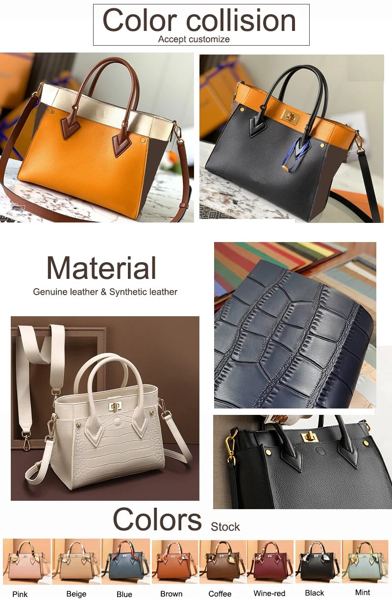 OEM/ODM Designer Fashion Luxury Ladies Tote Mirror Crossbody Wholesale/Supplier Replica Messenger Bags School Laptop Women Shopping Custom Lady Brand Genuine Leather Bag