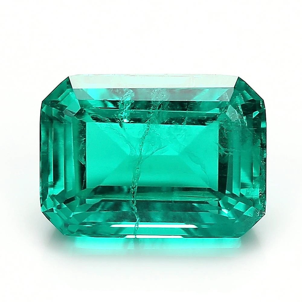 Messi Rough Cutting Emerald Cut 10X14mm hydrothermaler Stein Kolumbien Emerald Für Schmuck