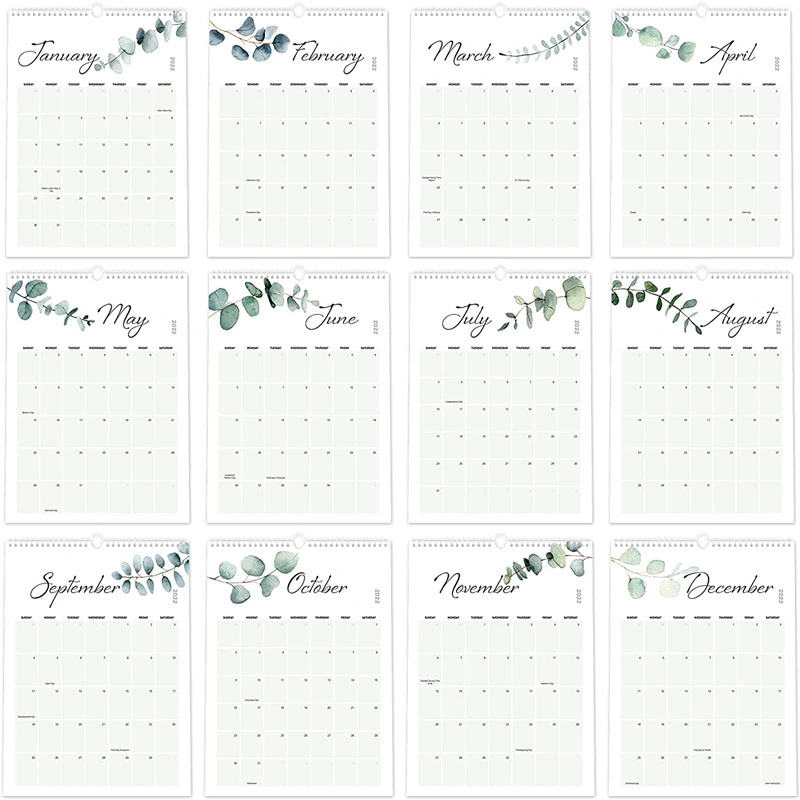Anúncio de ano novo Oferta promocional Tabela de 3 meses impressão de calendário