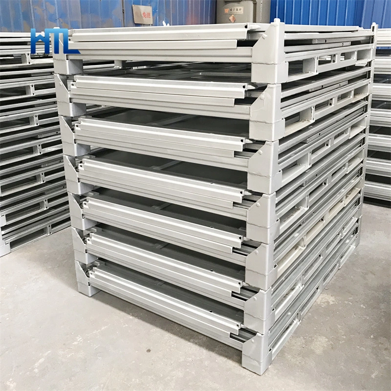 Wholesale/Supplier High quality/High cost performance Warehouse Materials Handling Foldable Steel Box Pallet