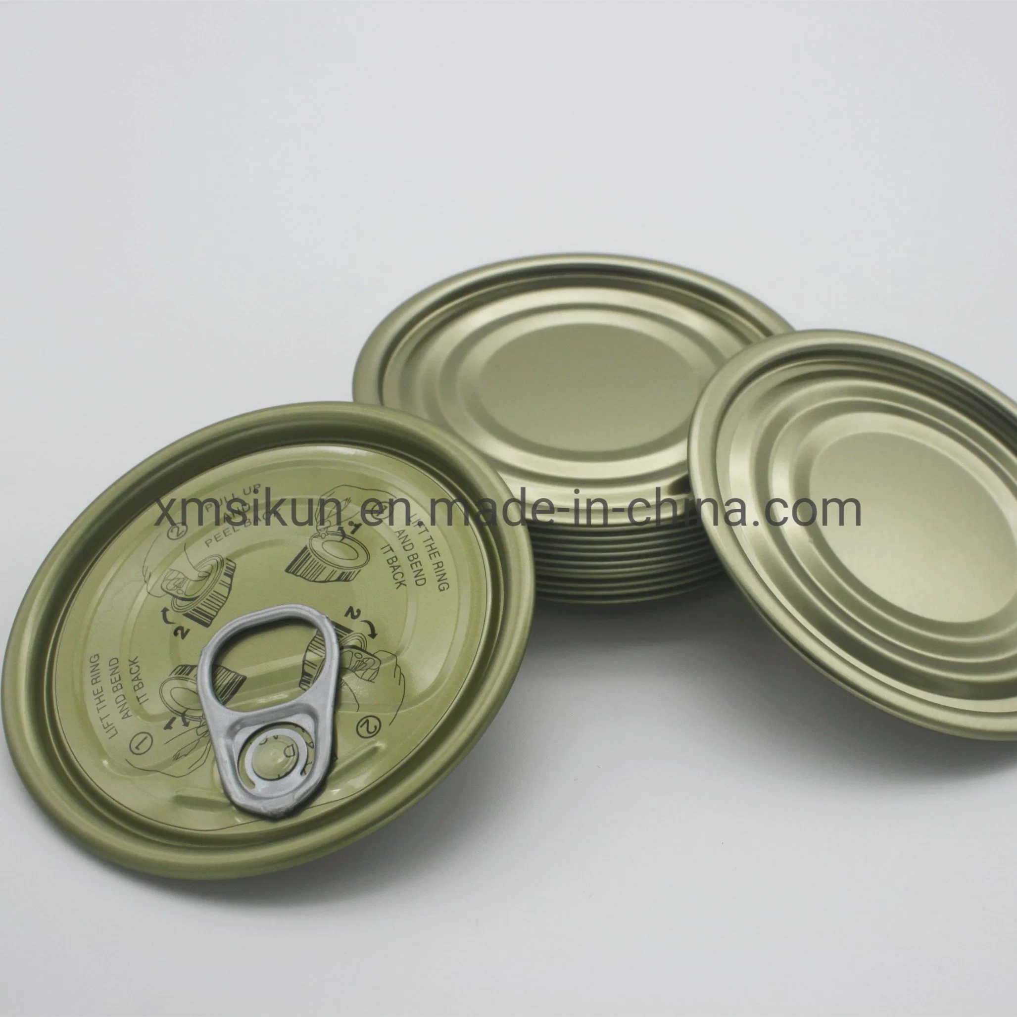 High-Quality300# Aluminum Peeling Easy Opening Foil Sealing Cover Color and Size Can Be Customized