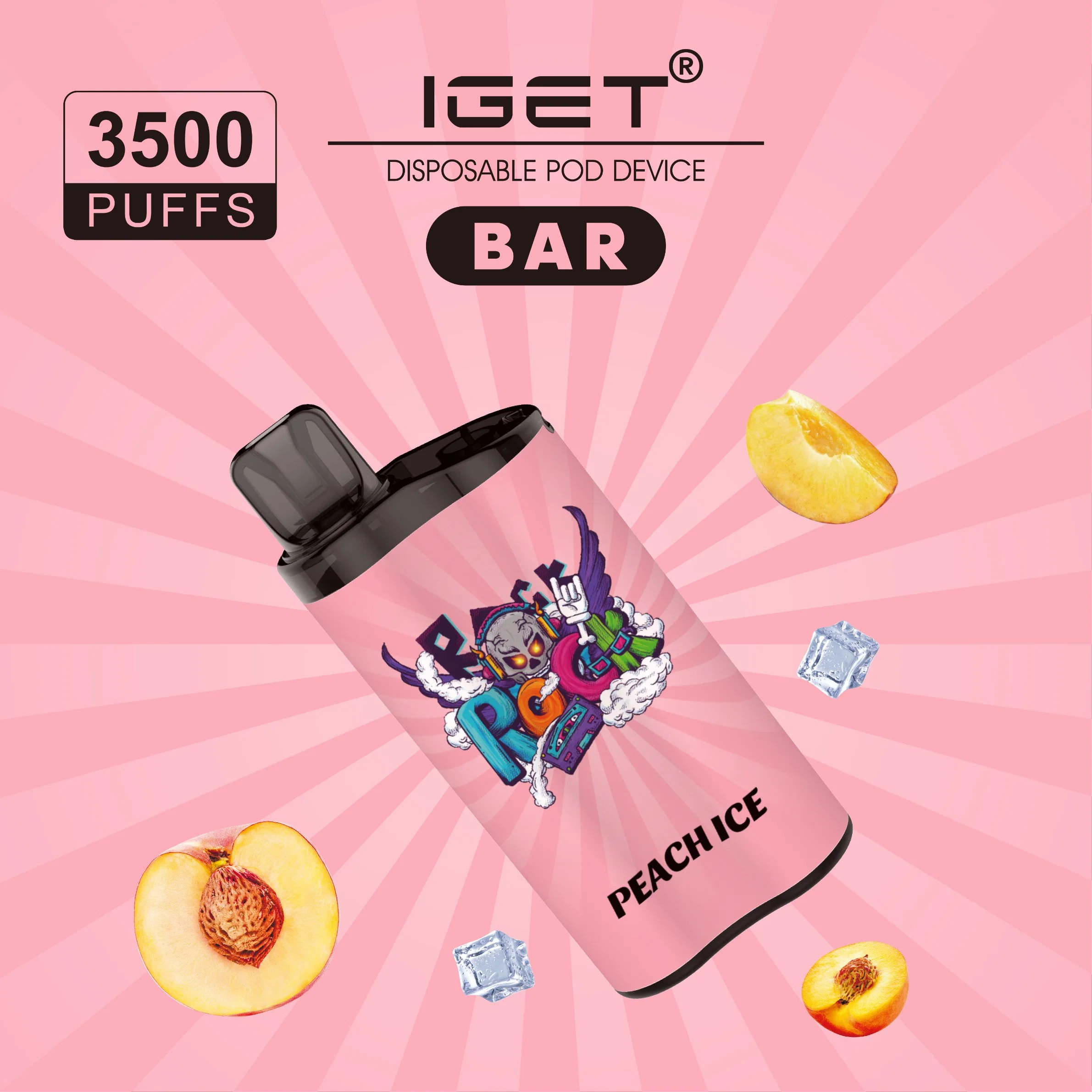 Оптовая торговля Iget оригинал подъемом наиболее популярных 3500 Puffs Iget бар одноразовые Pod Vape пера