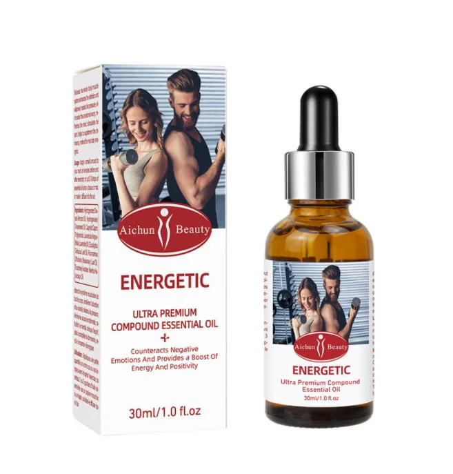 Private Label Energie energetisches ätherisches Öl, um einen Schub zu liefern Von Energie und Positivität ätherisches Öl