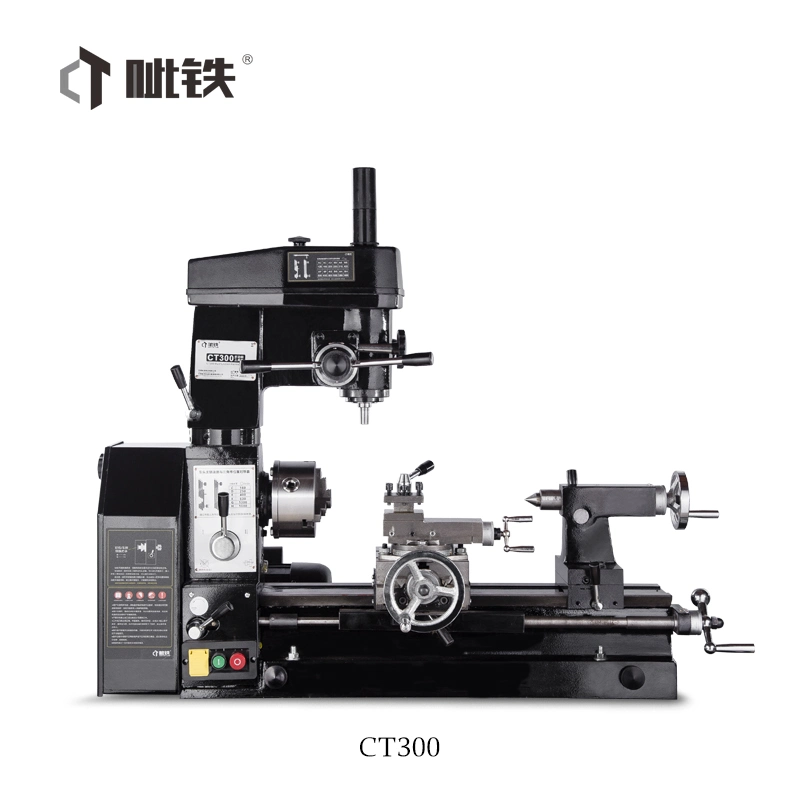 CT300 Multi Purpose 3 in 1 Mini Metal Lathe Machine for Hobby and Education