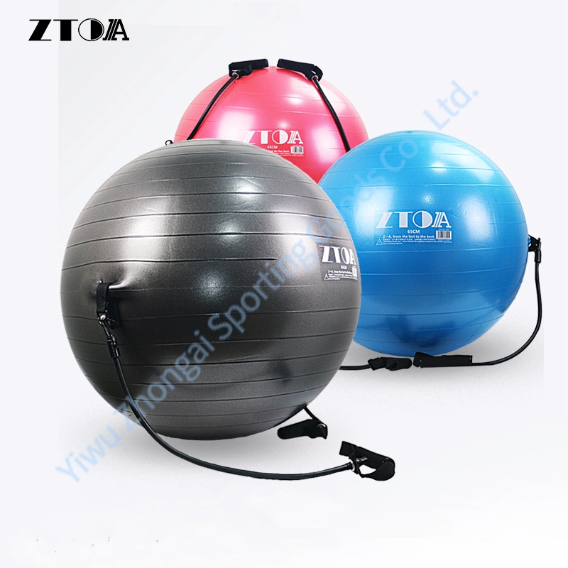 PVC Anti-Burst Gym Ball Yoga Ball with Handles