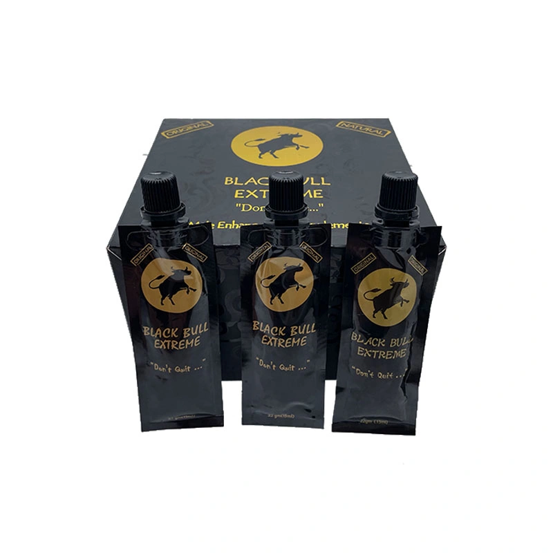 Black Bull Honey Extreme 12 bolsas largo tiempo para los hombres Salud