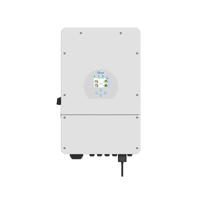 Inversor híbrido Deye de 8 kw, 10 kW, 12 kW, sistema elétrico trifásico Inversores híbridos solares