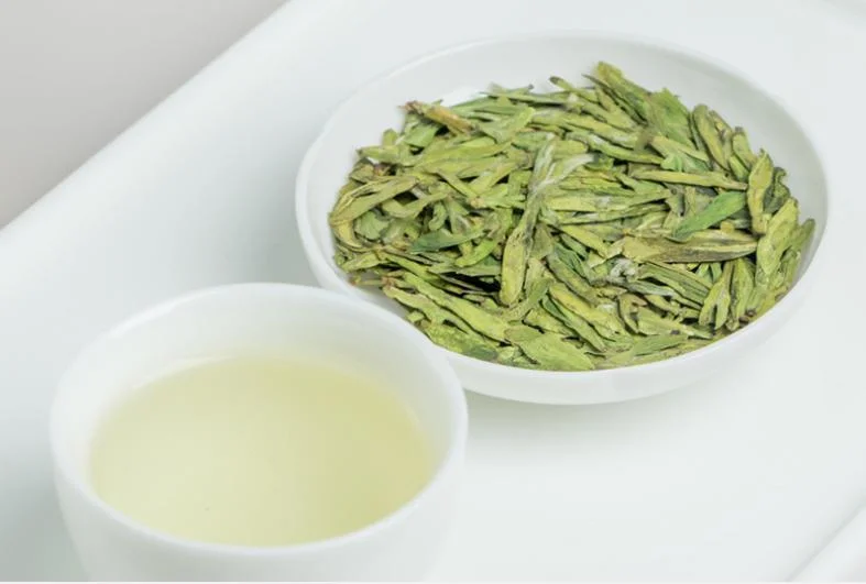 Mingqian alpino el té verde té Longjing