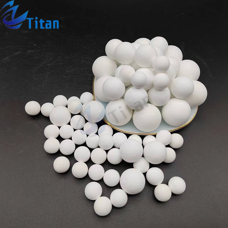 Inert Ceramic Ball 3 mm 6mm 9mm Aluminum Oxide Ceramic Balls Ceramic Catalyst Support Alumina Ceramic Filling Ball as Tower Packing and Catalyst Support