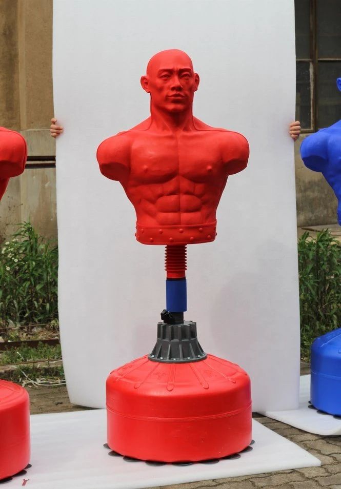 Af-31 Gym Equipment Free Standing Punching Bag Silicone Boxing Dummy Fitness Sports Equipment