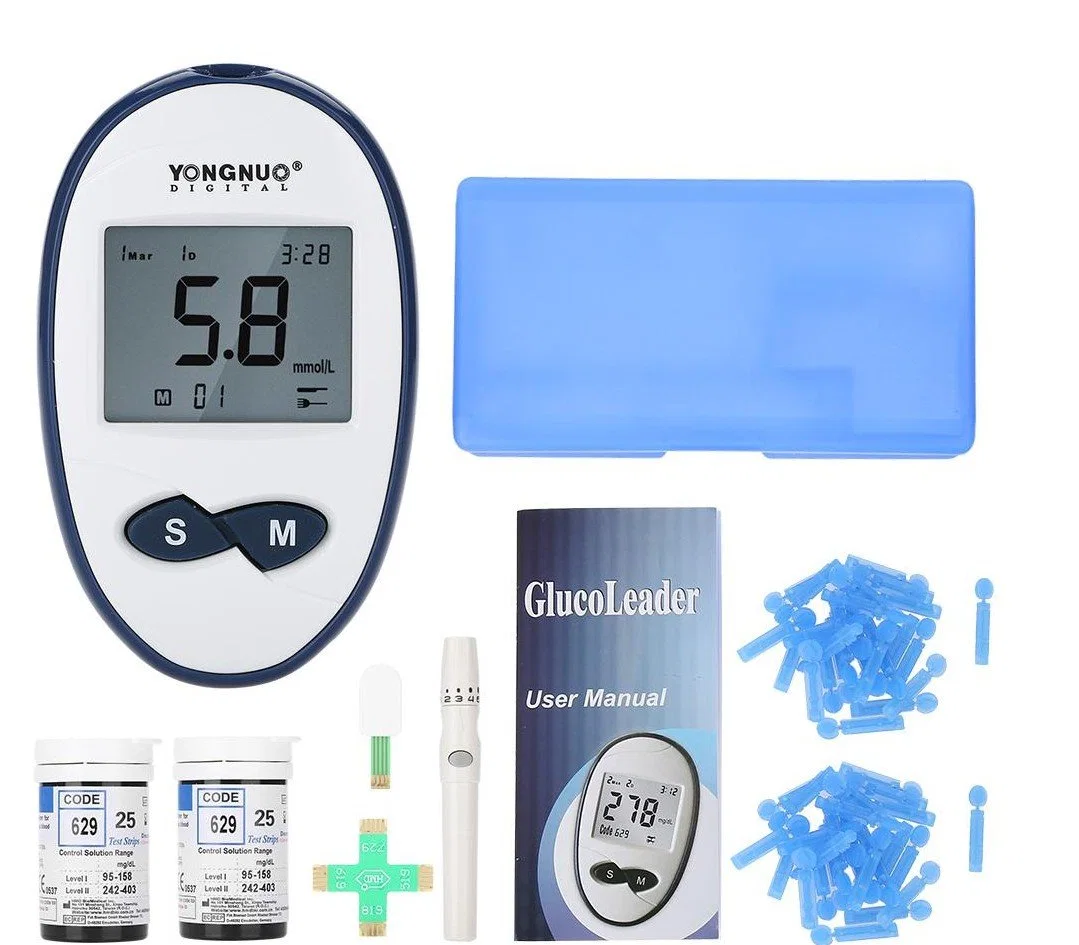 Home Care Blood Testing Equipment Glucometer Diabetes Machine Blood Sugar Machine Blood Glucose Meter