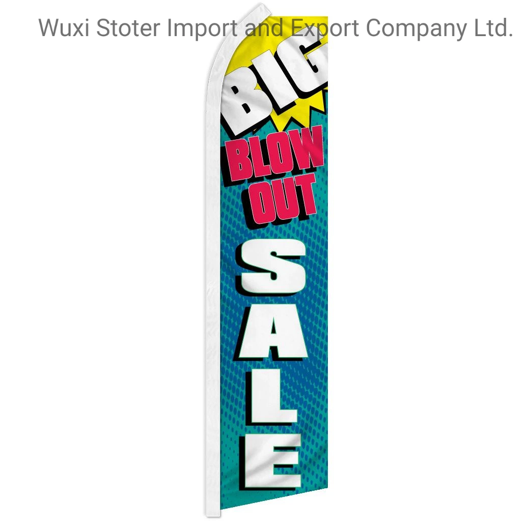 Custom Advertising Feather Flag Banners Sign for Business Promotion